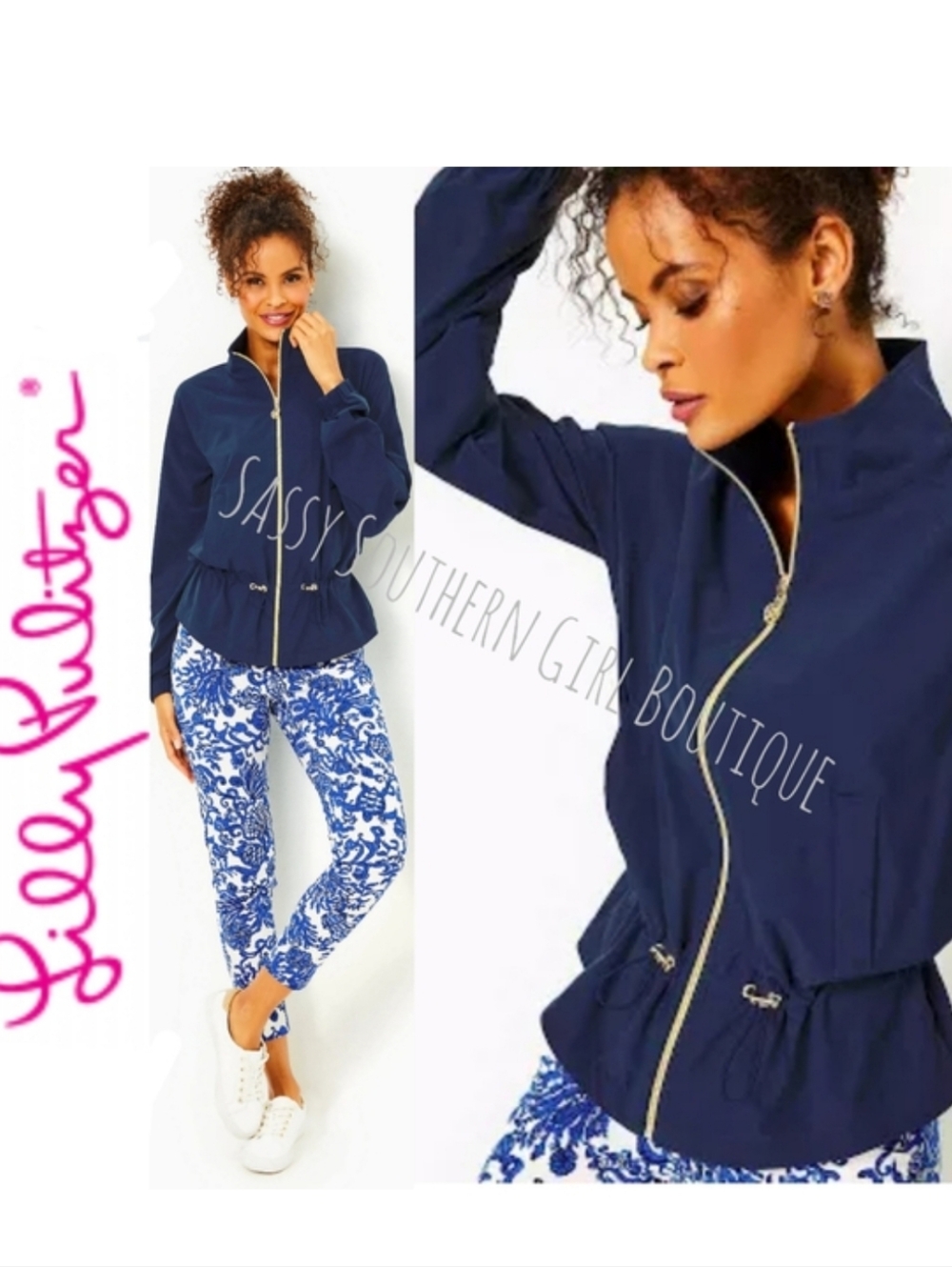🆕⭐ Lilly Pulitzer Luxletic Islanna Performance Jacket